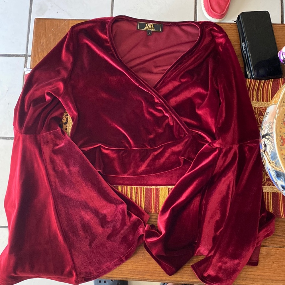 Blouse crop top